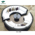 Modern Restaurant Furniture Rope Set Garden Patio Rattan Leisure Outdoor Sofa